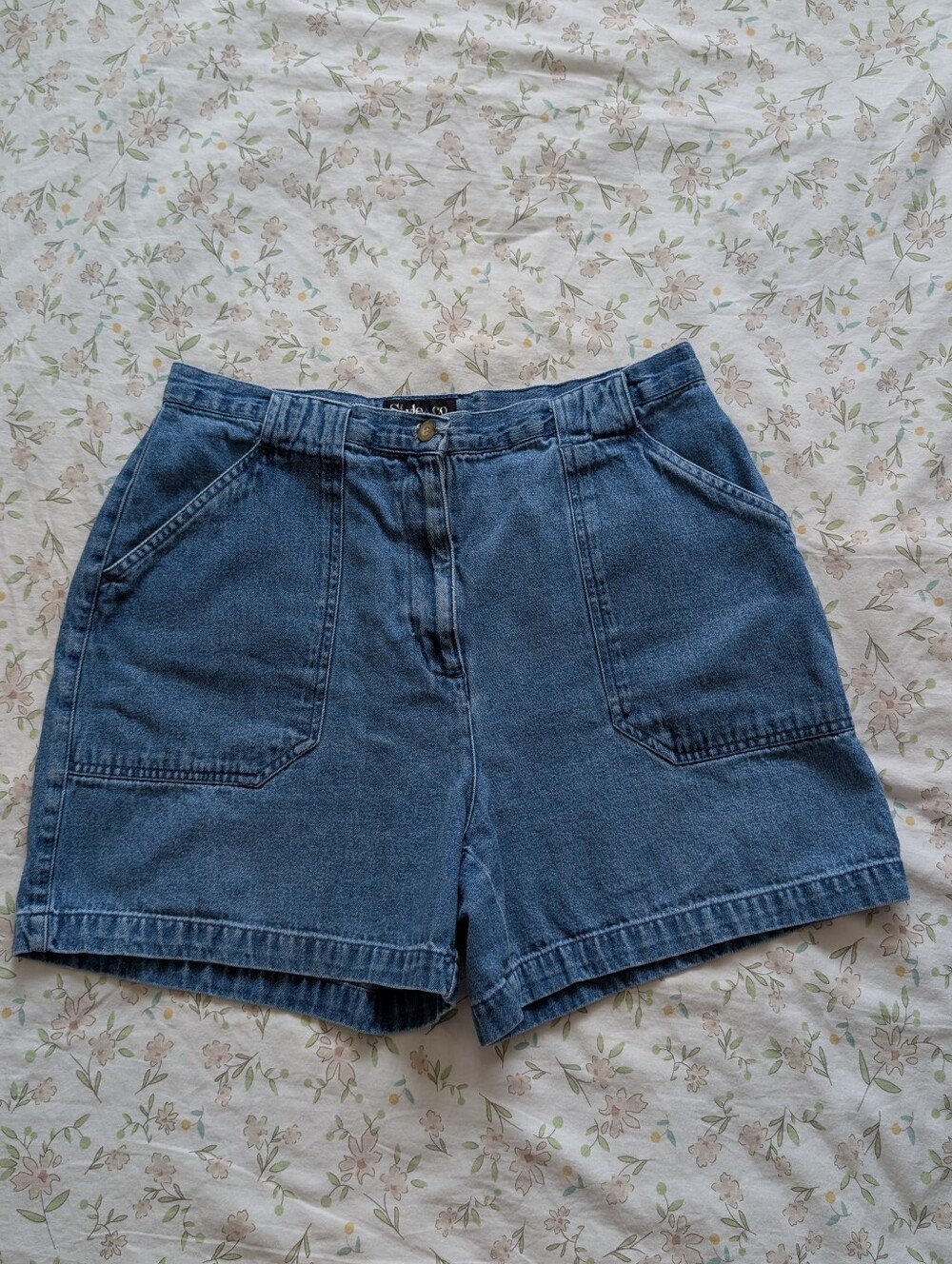 Style & Co. Medium Blue Denim Utility Shorts
